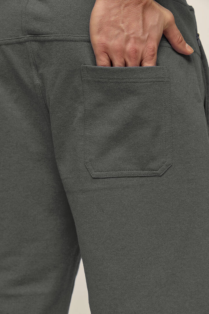 Βερμούδα φούτερ με φερμουάρ στη δεξιά τσέπη #1290