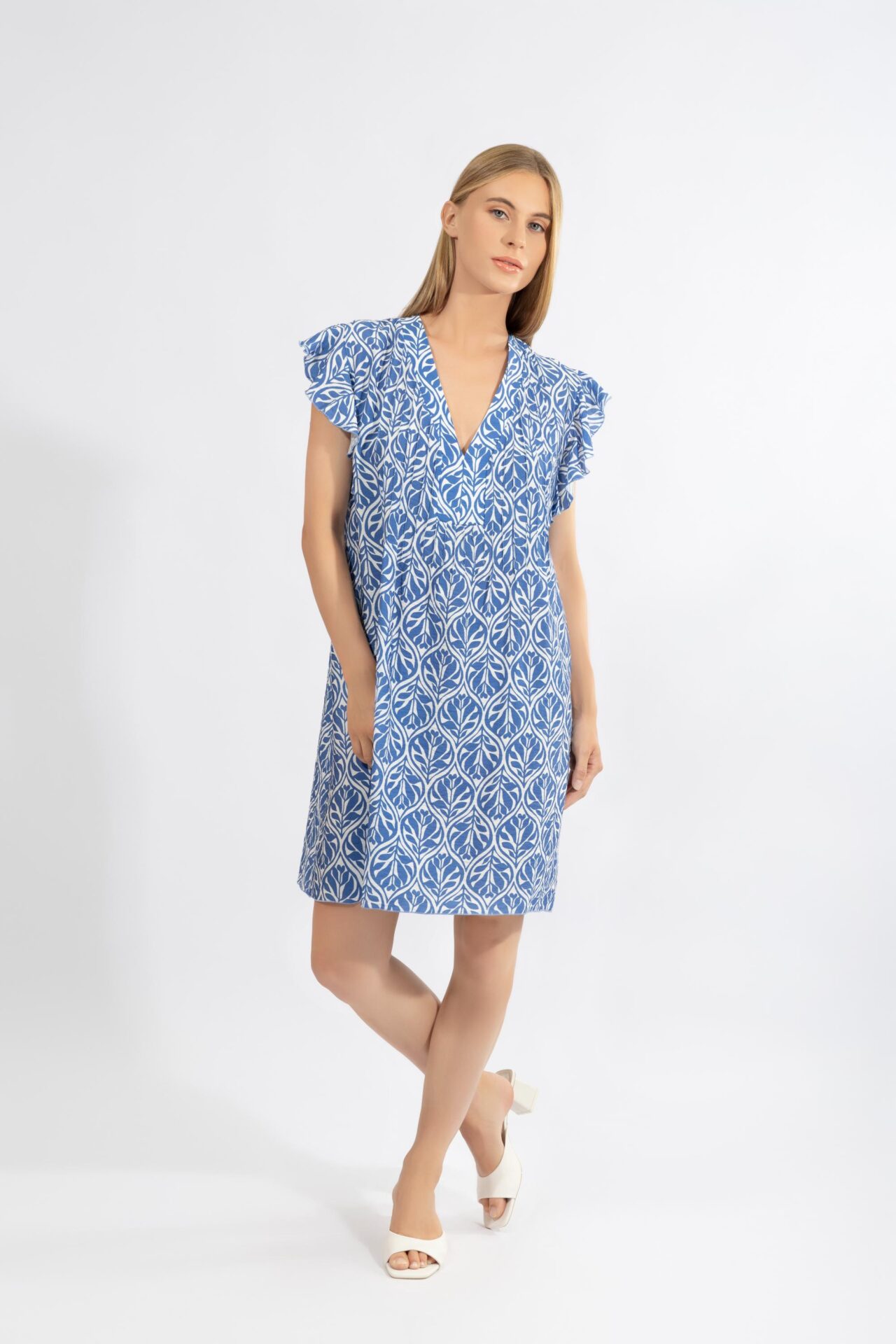 Φόρεμα Μανίκι Με βολάν